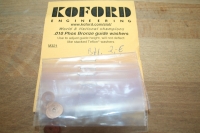 Koford Leitkiel Distanzen 6er Pack. Bronze 0,10 dick. Artnr. KOF321