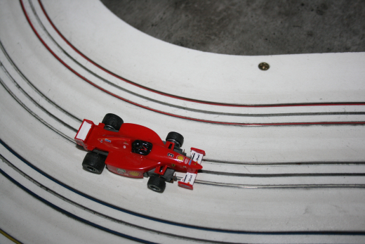 Tyco 440X2 Ferrari Formel 1 gebraucht.