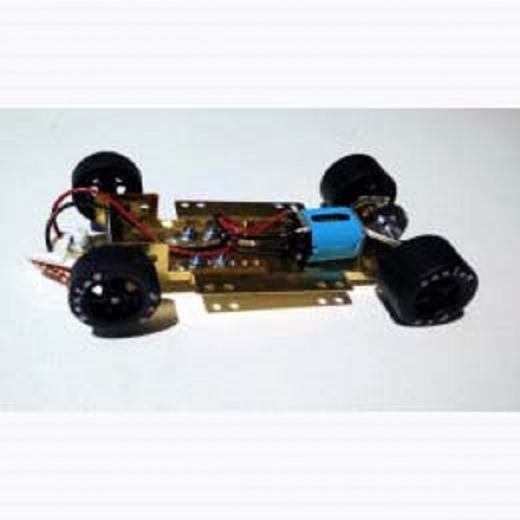 Verstellbares Chassis H&R mit 6-Speichen Alufelgen schwarz  Artnr. HRCH12