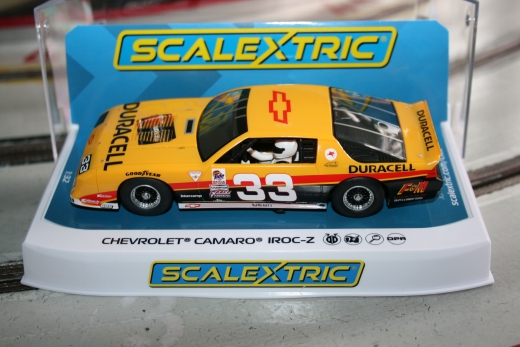 1:32 Scalextric Chevrolet Camaro IROC-Z Duracell Artnr.C4220