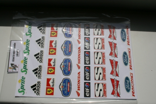 Slot Car Decal 1:24 Sponsoren AS901