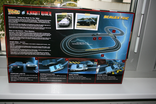 Scalextric Rennbahn 1:32 Night Rider vS DMC De Lorean Artikelnr. C1431
