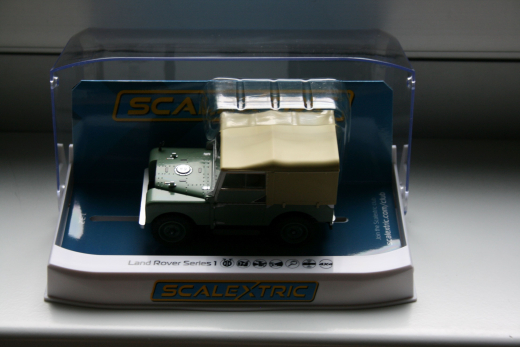 1:32 Scalextric Land Rover Series 1 Hue 166 Artnr. C4600