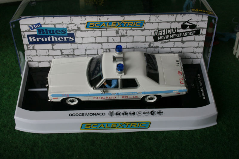 Scalextric 1:32 Bluesbrothers Dodge Monaco Chicago Police Artikelnumme