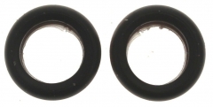 Ortmann Reifen Vorderräder breit für Faller Aurora AFX und G-Plus Fahrzeuge.